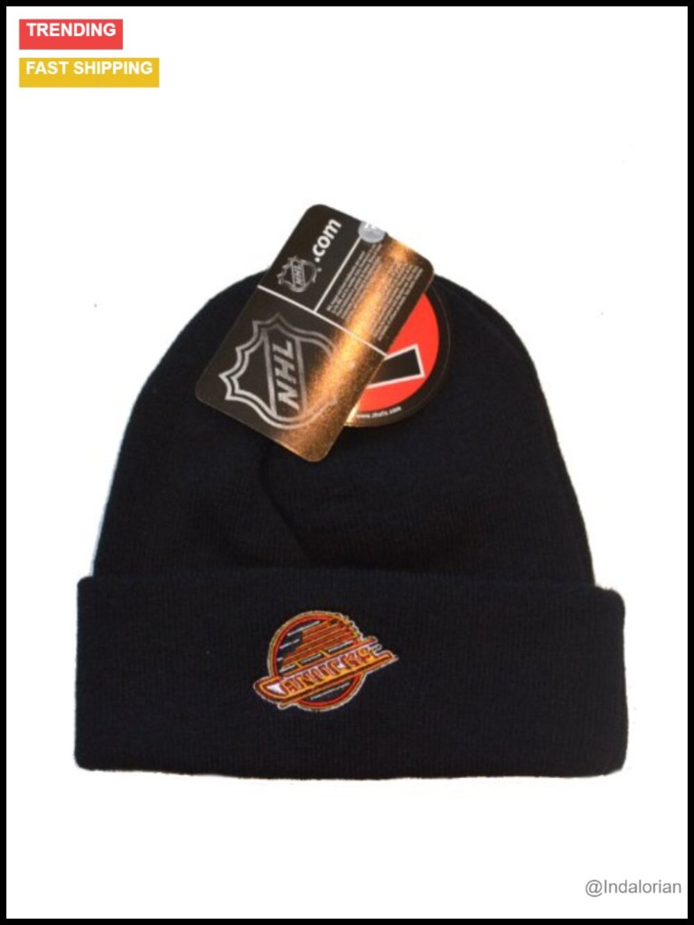 NHL Cuffed Knit Beanie Toque 100% Acrylic Winter Hat